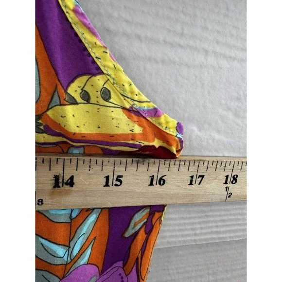 Farm  Rio sleeveless top blouse ‎ Floral Fruit Tropical Size S - Picture 9 of 10
